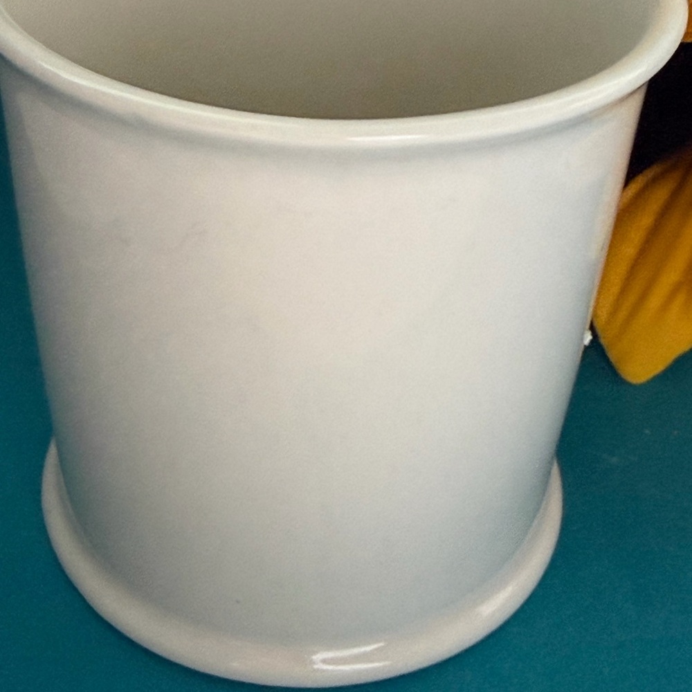 Cost Plus World Market Black and White Monogram 20 oz Mug - Picture 5 of 9